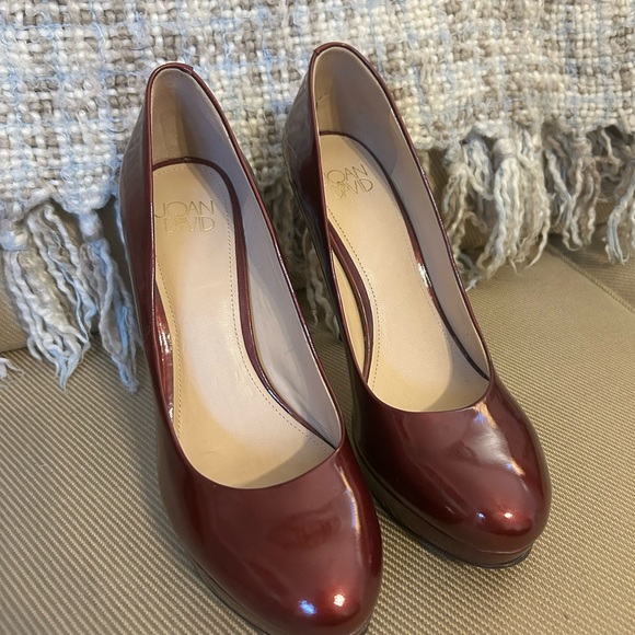 Joan & David Shoes - Joan & David Deep Red Heels